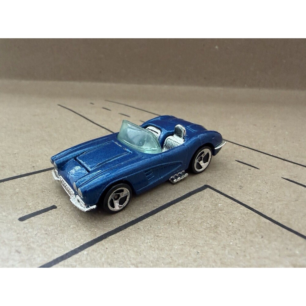 Hot Wheels 1994 loose blue '58 Corvette Die Cast Toy Car